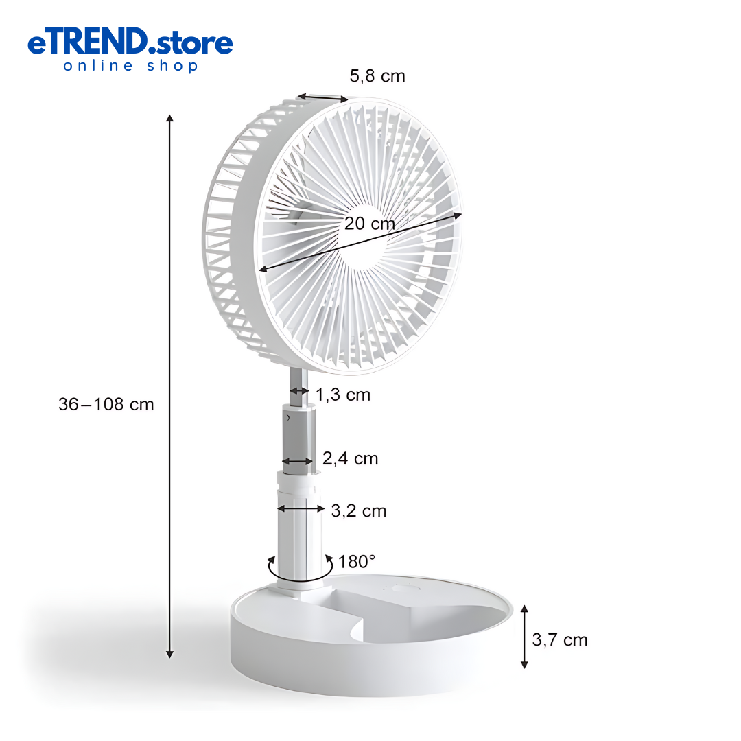 USB Sklopivi Ventilator